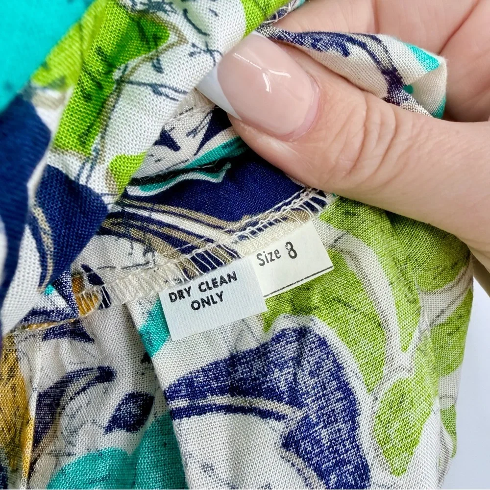 COUNTERPARTS Vintage 90s Floral Midi Skirt NWT Made In USA